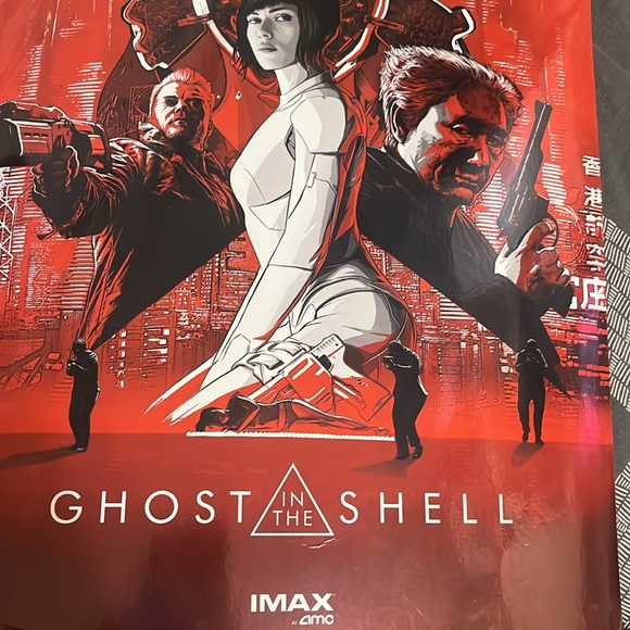 Ghost in the Shell Limited imax poster (nick top/edge, rest intact) Scarlett Jo - Picture 3 of 7